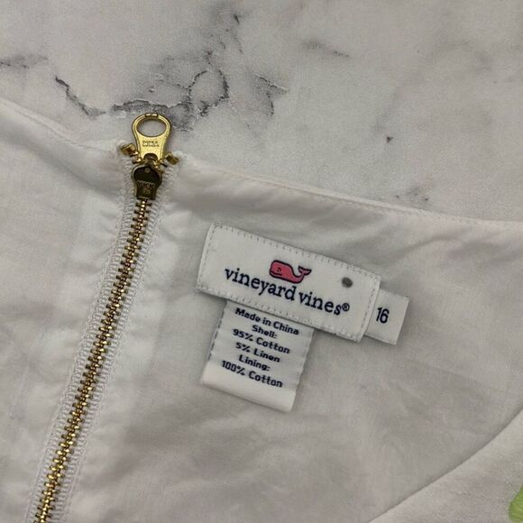 Vineyard Vines Embroidered Shell Tank 16 - Picture 4 of 4